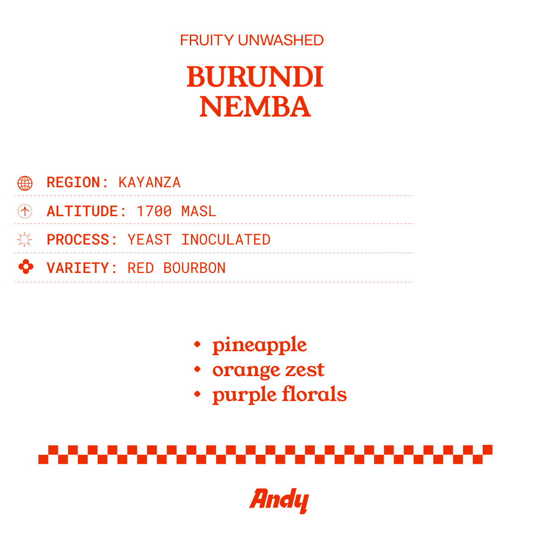 BURUNDI Nemba, Filter